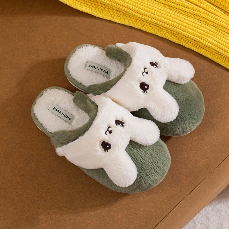 Keep Warm Cute Cartoon Home Indoor One Shoe And Two Slippers