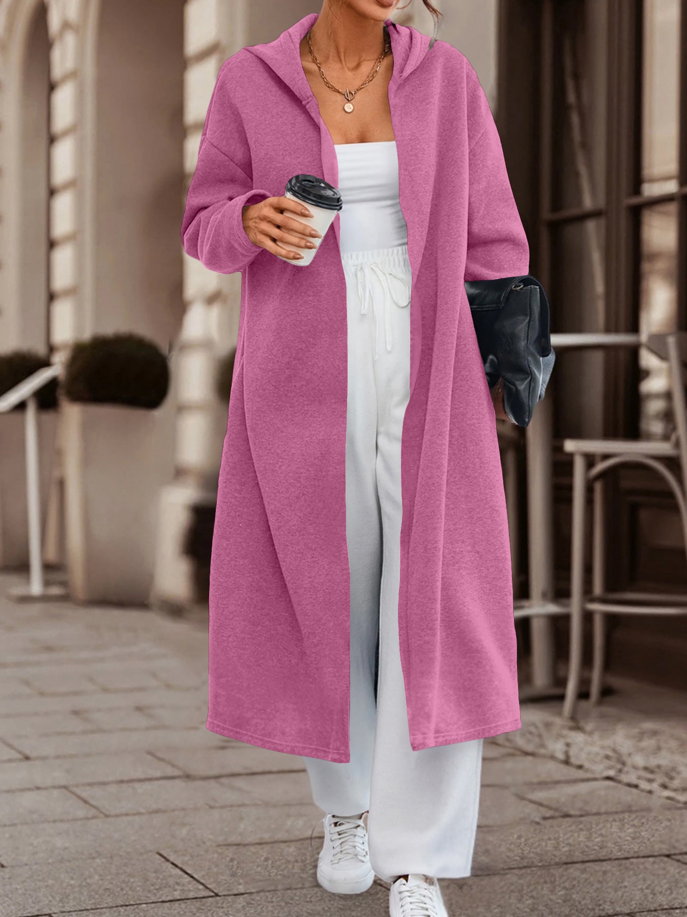 Women's Leisure Commute Long Cardigan Jacket