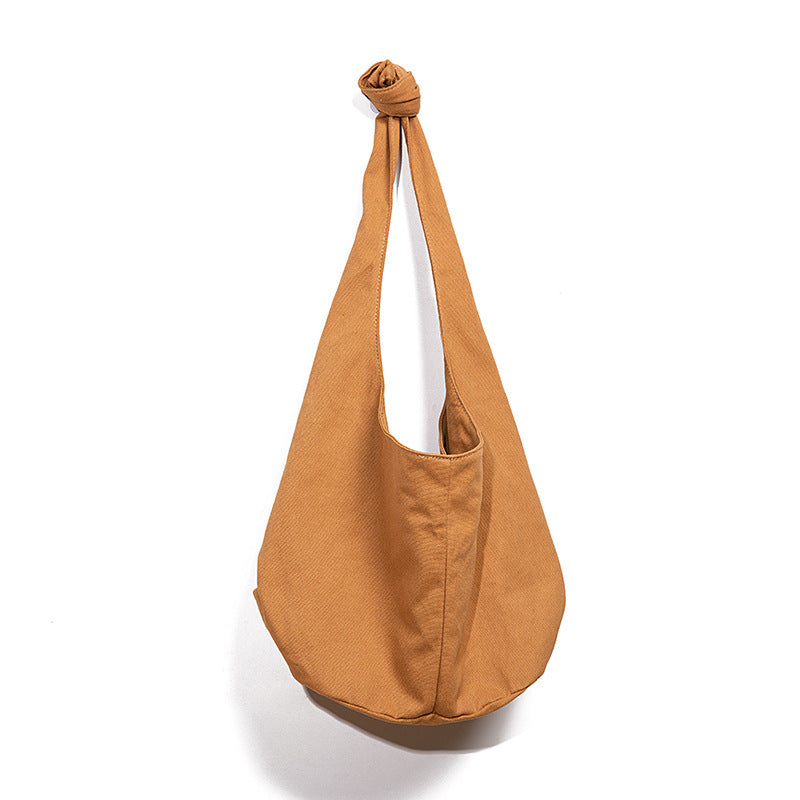 Ladies One Shoulder Handbag Cotton Linen Canvas Jacquard Bag