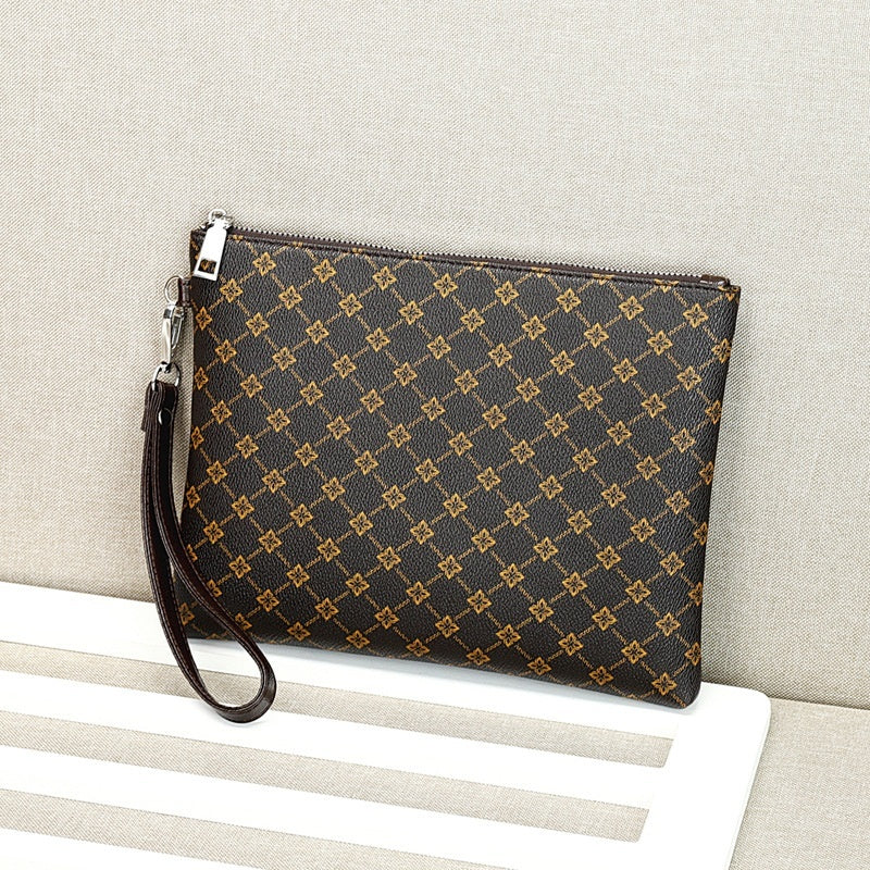 Herre Clutch Clutch Kuvertpakke Casual Ginghamternet