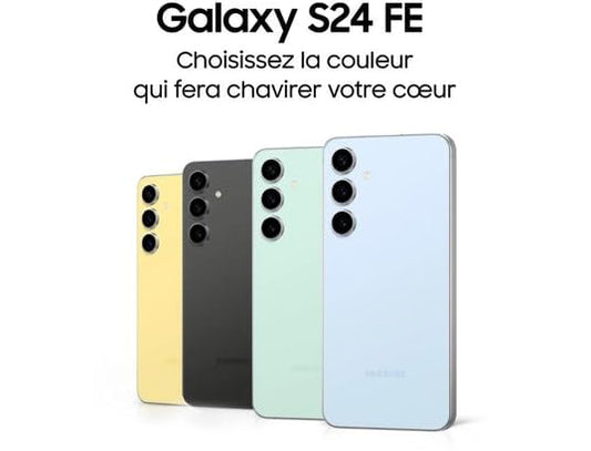 Samsung Galaxy S24 FE 128 GB grafit 6,7 tum 5G (8 GB) EU-modell Android