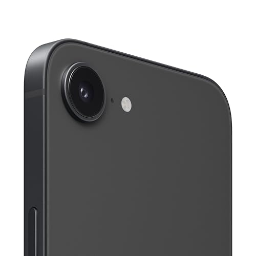 Apple iPhone 16e 128 GB: Byggd för Apple Intelligence, A18-chip, superlång batteritid, 48 MP Fusion-kamera, 6,1-tums Super Retina XDR-skärm – svart