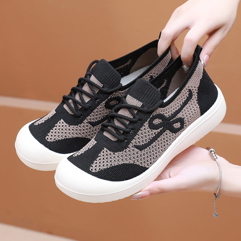 Female Retro Platform Sports Shoes Soft Bottom Comfortable