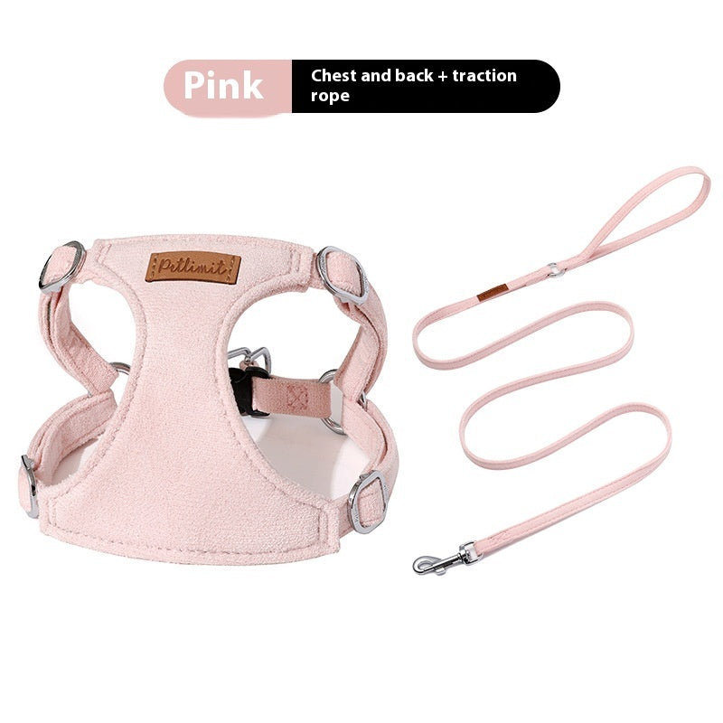 Puppy Hand Holding Rope Vest Dog Walking