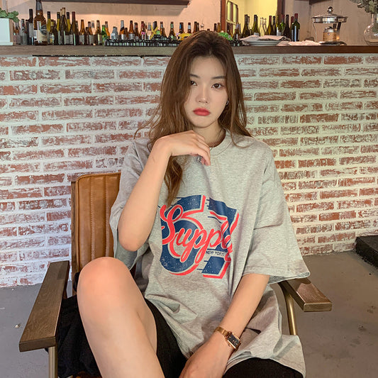 Women's Casual American Street Style T-shirt