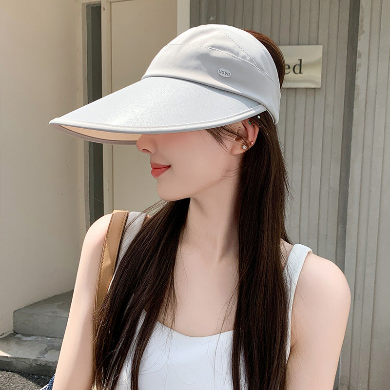 Solid Color Minimalist All-match Sun Hat