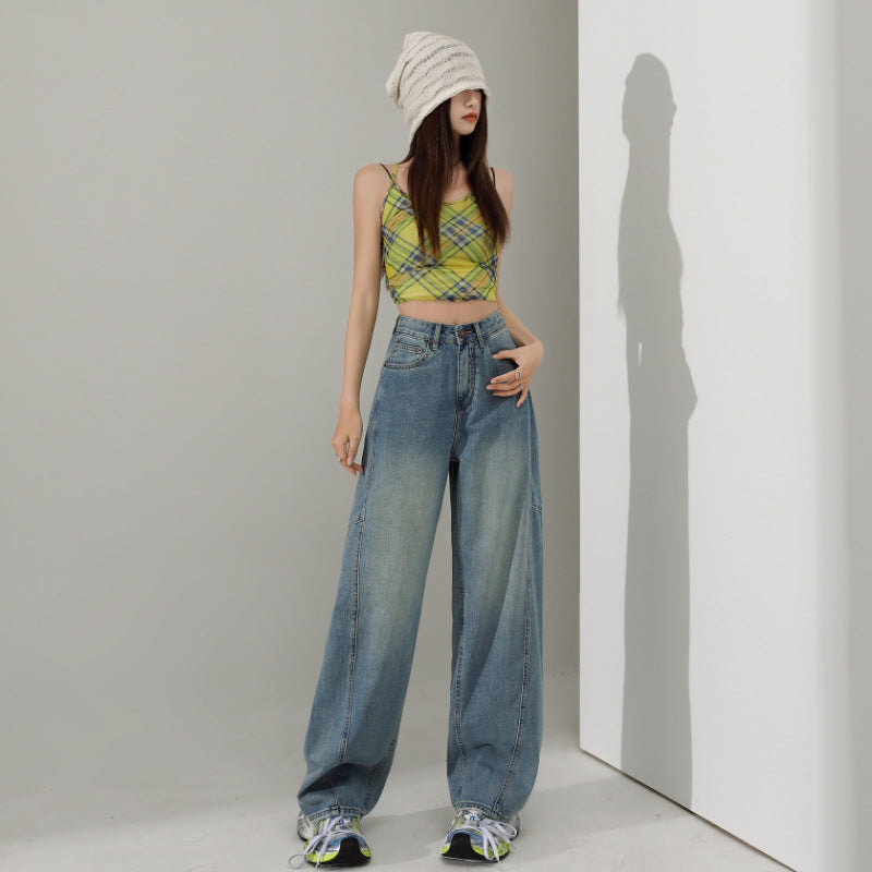 Wide Leg Jeans Loose Fashion Women