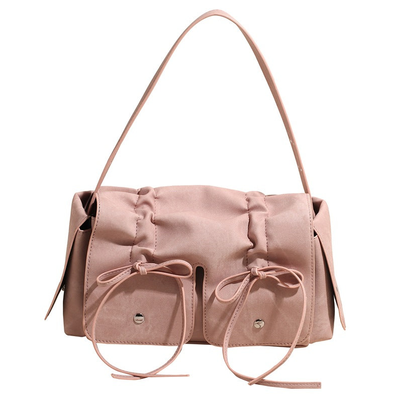 Square Bow Sewing Hand Messenger Bag