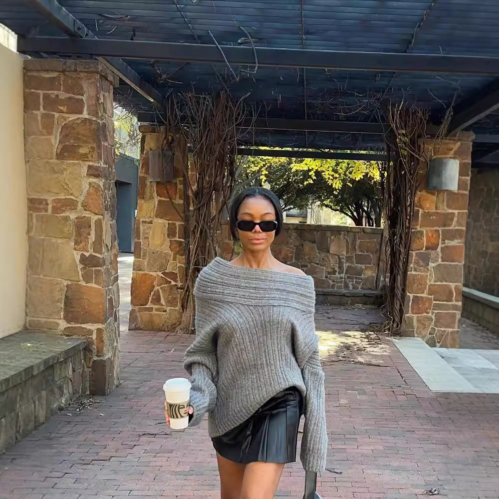 Women's Fashion Loose Casual Knitwear Sweater