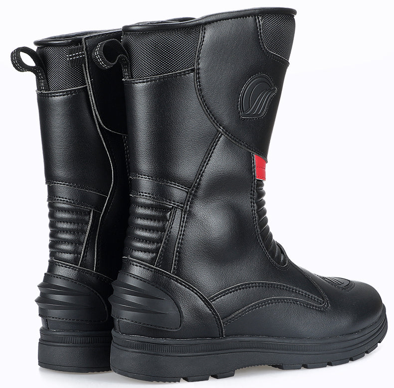 Motorcycle Brigade Equipment Wear-resistant Non-slip Waterproof Road Warm Cycling Shoes