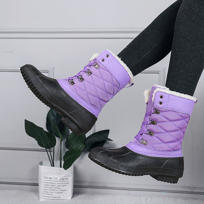 Women's Non-slip Waterproof Outdoor Snow Boots