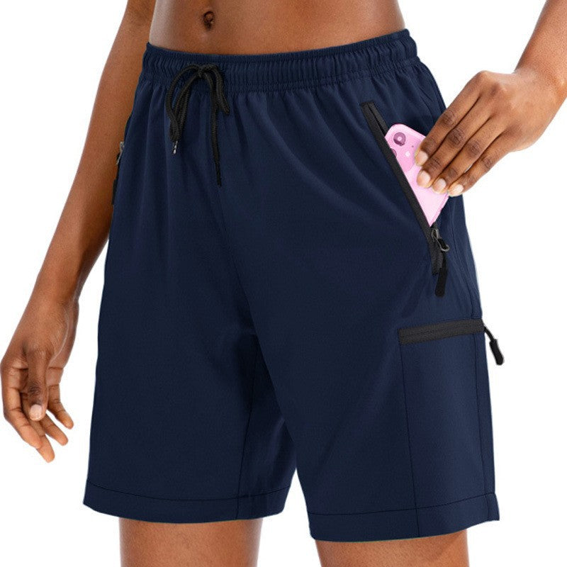 Outdoor Leisure Loose Track Pants Running Fitness Workout Stretch Quick-drying Shorts For Women
