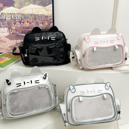 Fashionable All-match Mechanical Cat Backpack For Women