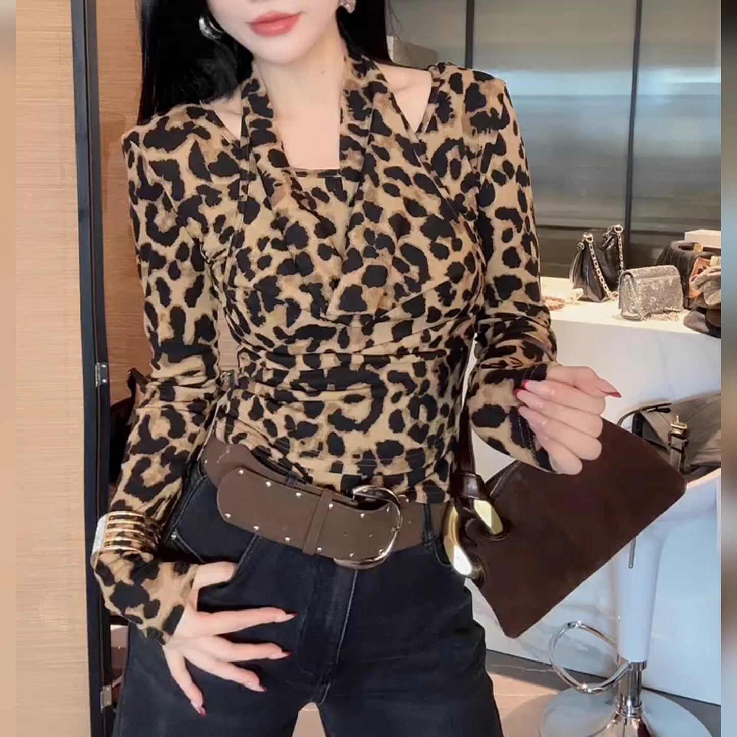 Women's Design Sense Niche Slim Fit Sexy Inner Top