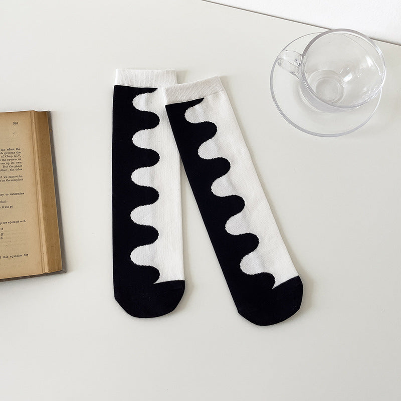 Niche Retro Design Socks Female Cotton Socks South Korea Ins
