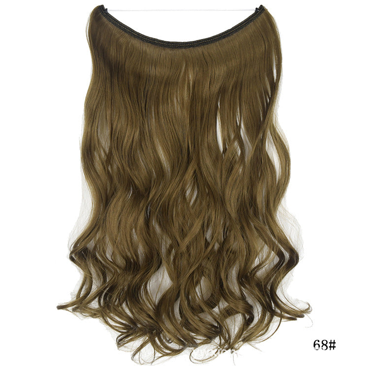 Women's One-piece Seamless Hair Extension Wig Set