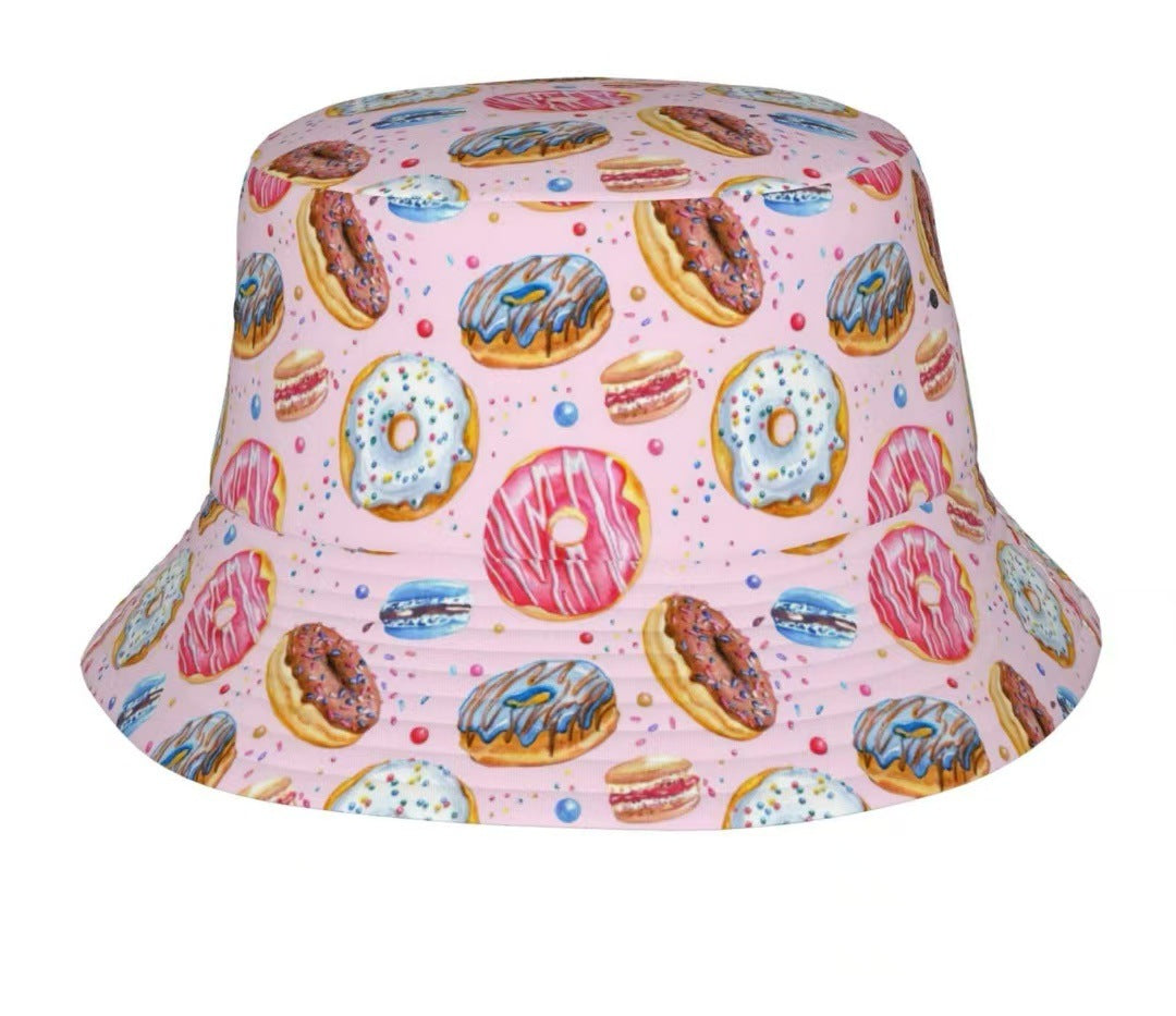 Creative Pattern Series Double-sided Wear Sunshade Breathable Bucket Hat