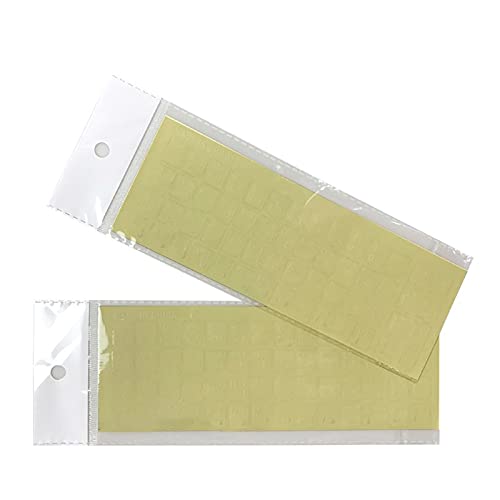 Avejjbaey arabiska tangentbordsklistermärken, genomskinliga, PVC, 2 st, laptop och skrivbord