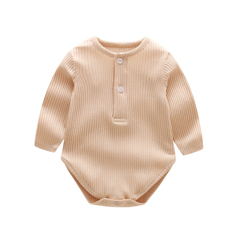 Pure Cotton Pit Strip Jumpsuit Super Cute Newborn
