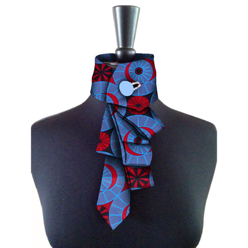 African women's bow collar