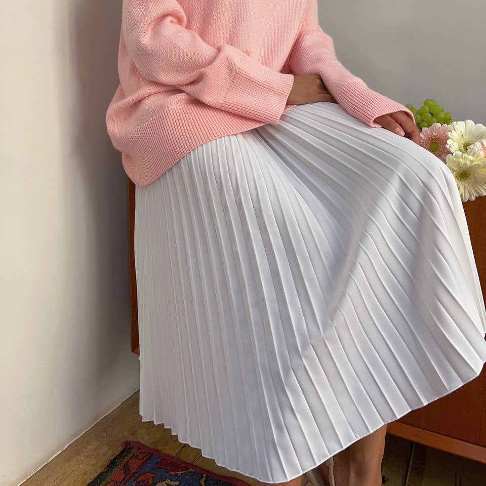 Women's Casual Versatile Pleated Organ Skirt