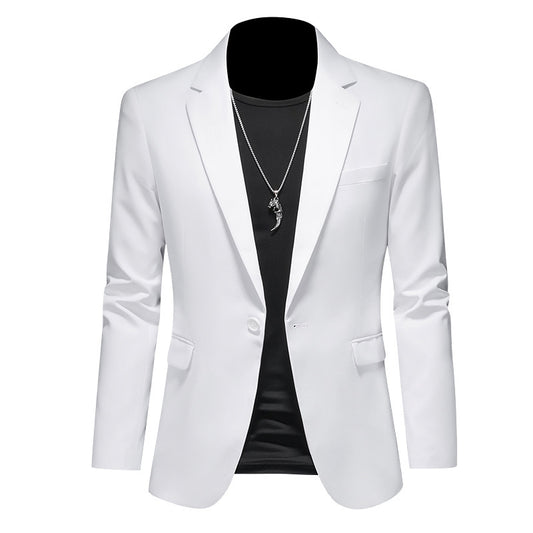Men's Casual Plus Size Slim-fit Suit Jacket