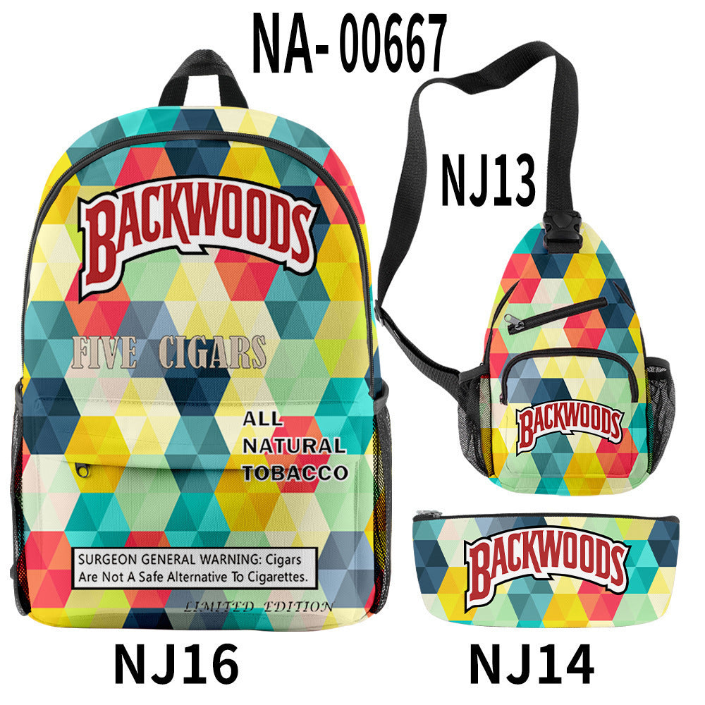 Men's And Women's Backpack Oxford Waterproof Sports Backpack