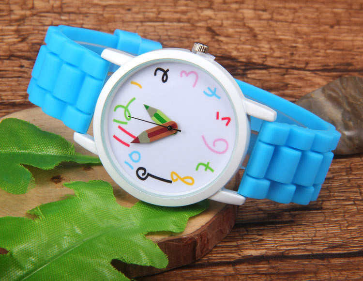 Personalized Colored Pencil Pointer  Watch