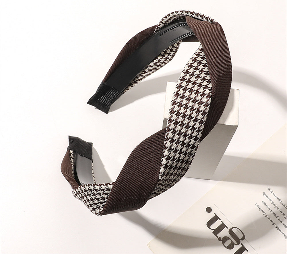 Curry Cross Hair Band Fashionable And Versatile
