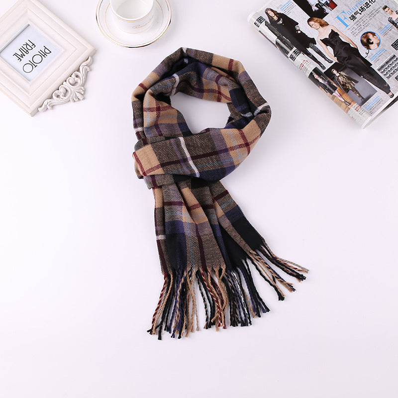 Men's European and American British style fashion bib scarf