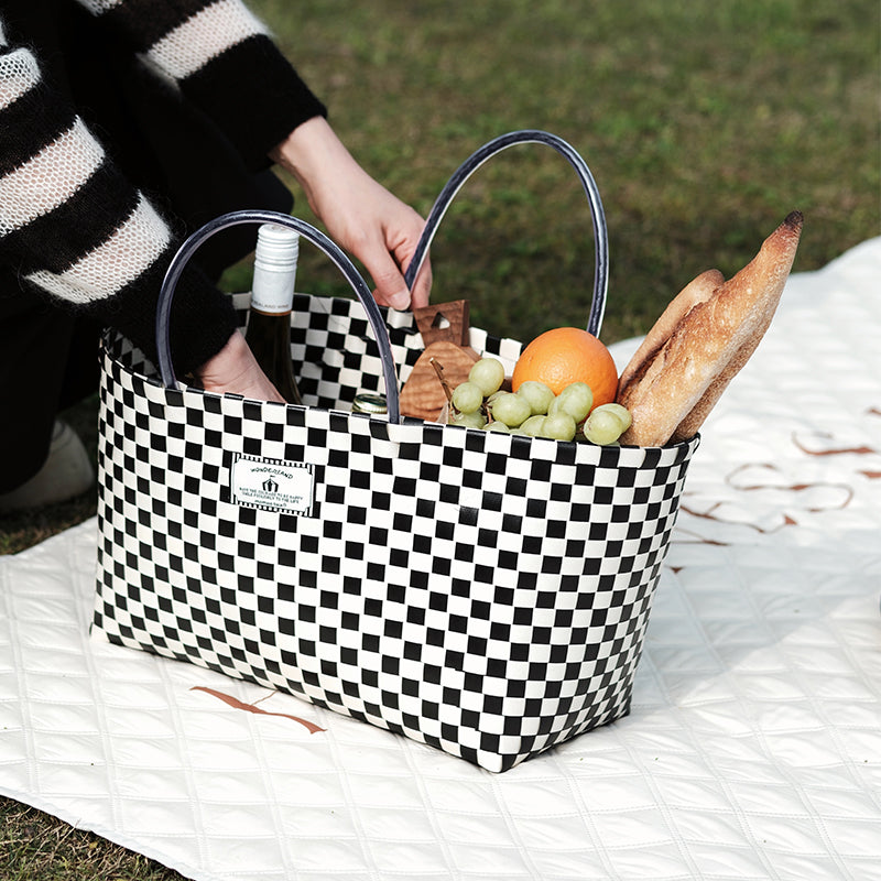 Fashion Shopping Basket Outdoor Garden Large