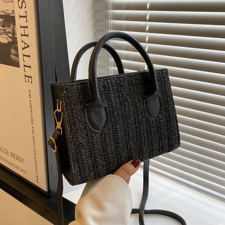 Women's Fashion Single Shoulder Crossbody Handbag Straw