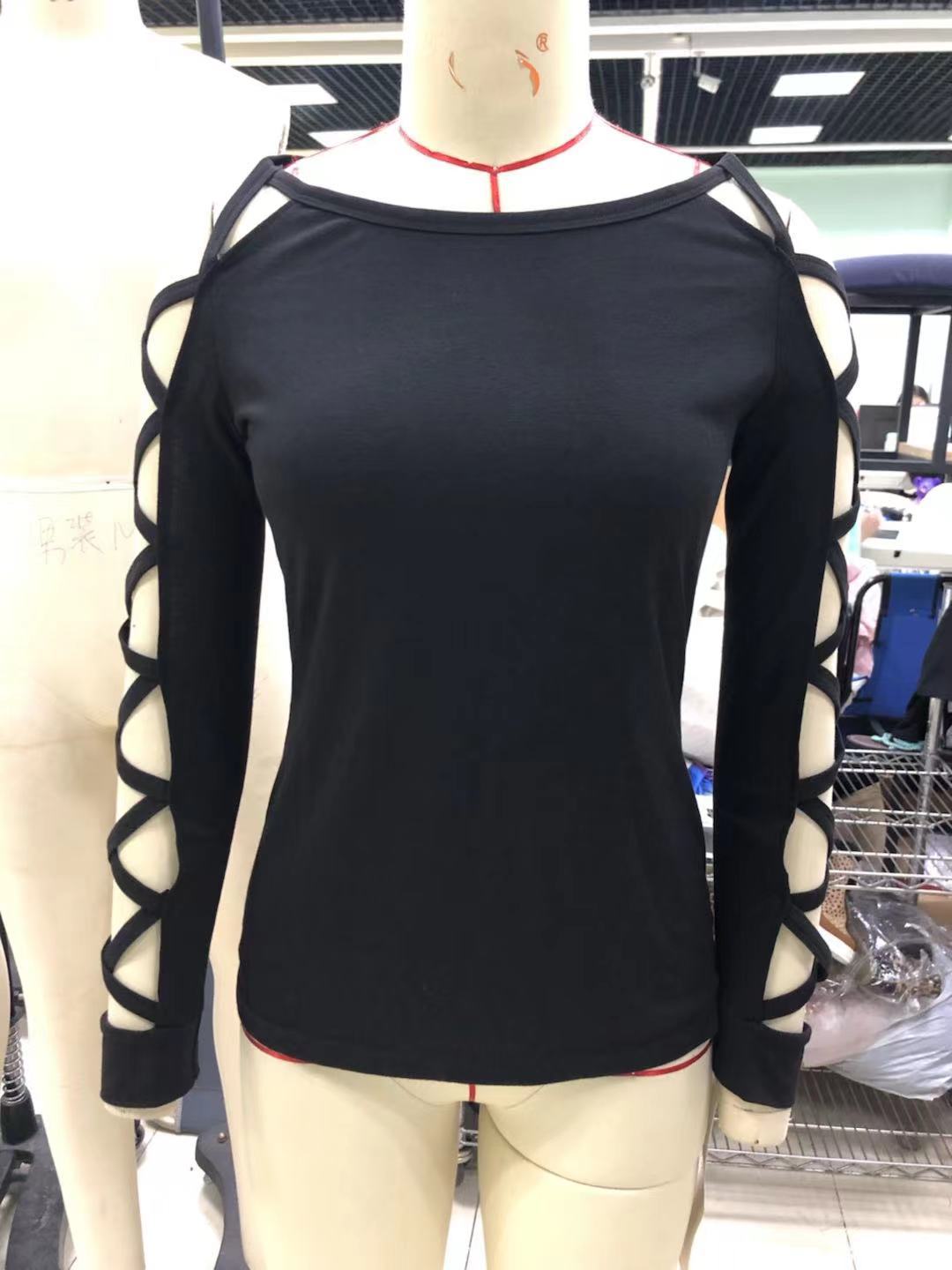 Long Sleeve Top European And American Women's Clothing