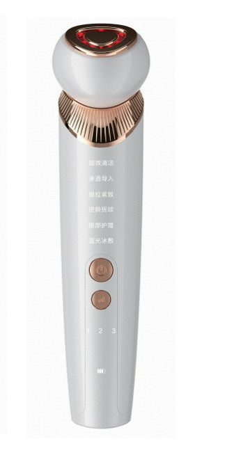 Three-in-one Red Face And Neck Massager