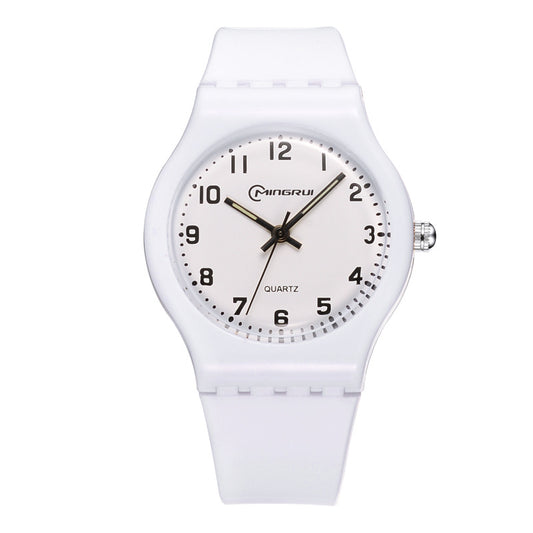 Simple leisure waterproof quartz female watch
