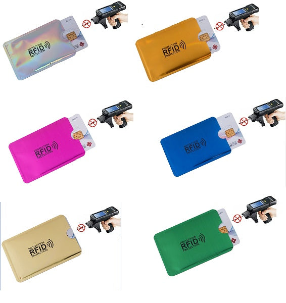 NFC card sets anti-magnetic anti-theft brush bank card sets security shielding signal anti-theft RFID payment tin foil card sets