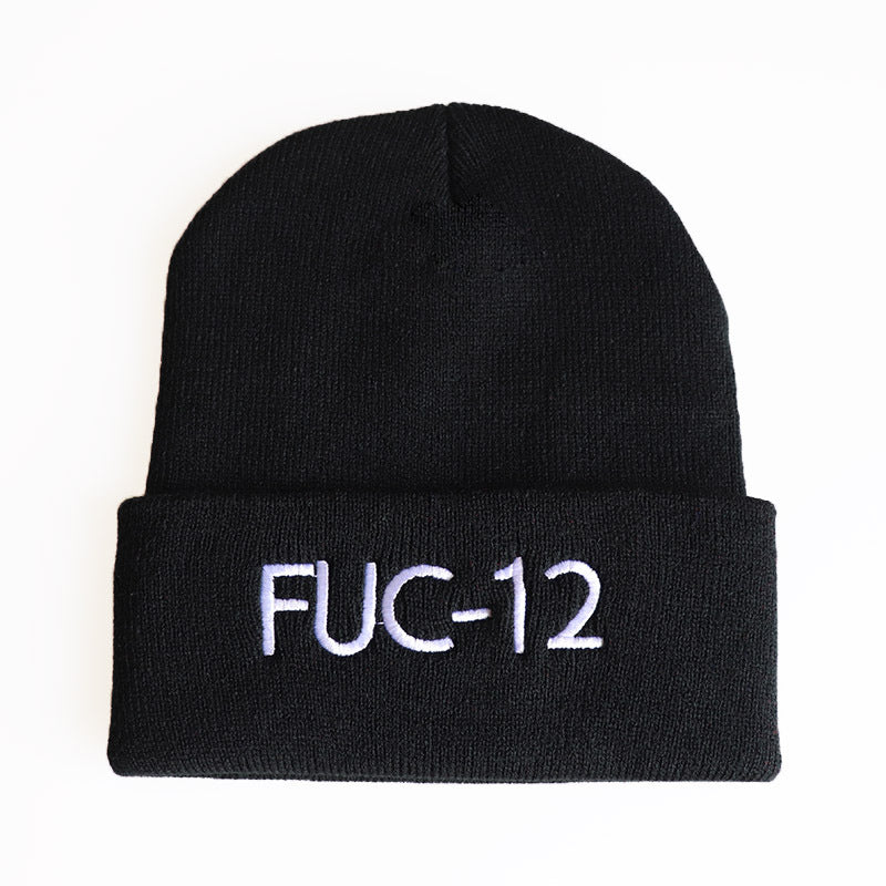 Fashionable Solid Color Pullover Wool Knitted Hat
