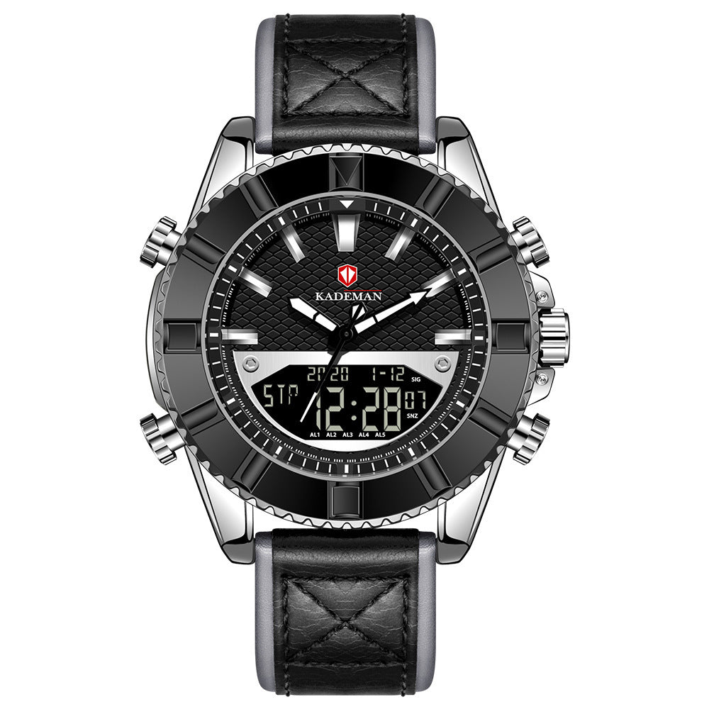 Men's multifunctional waterproof fashion belt watch