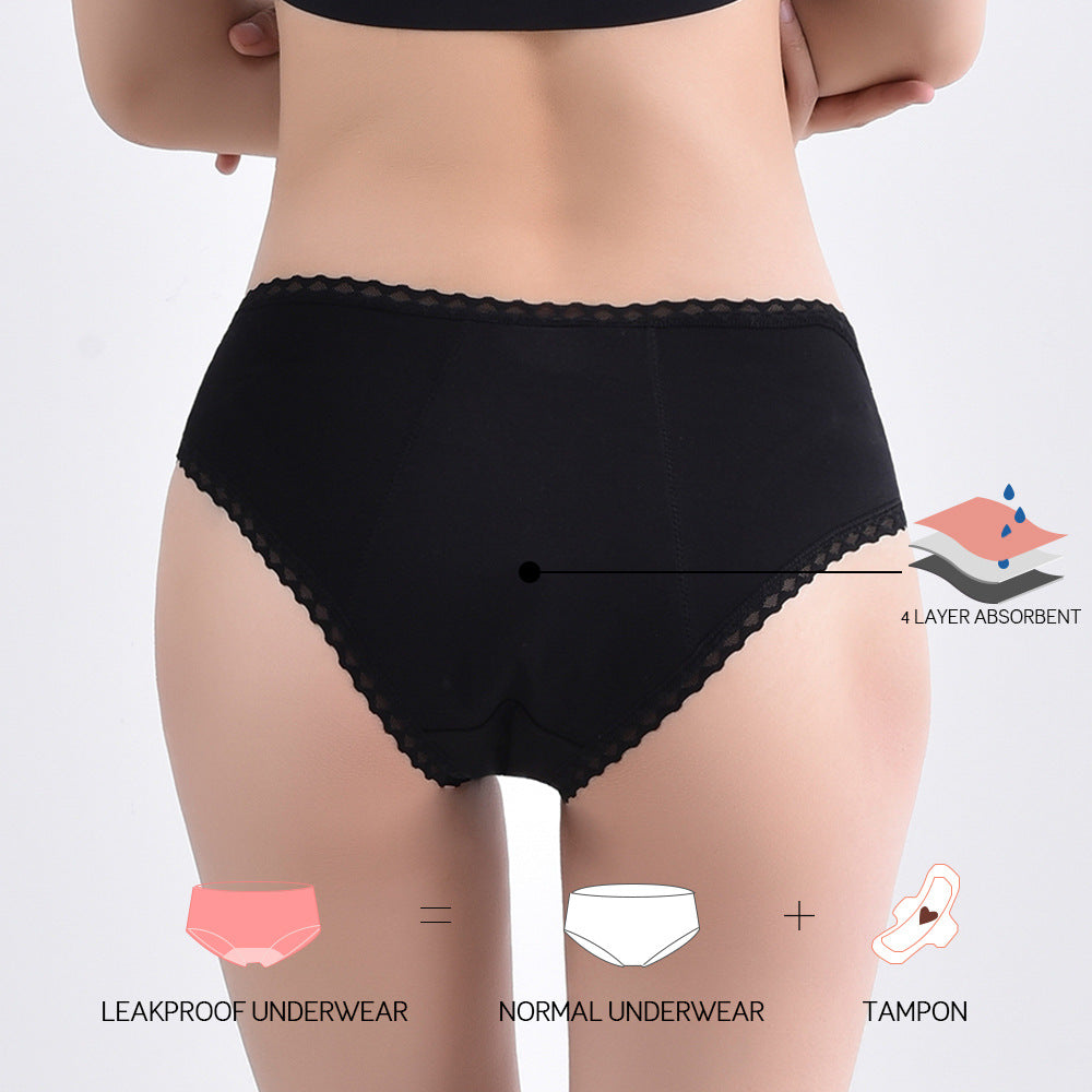 Organic Cotton Leak-proof Disposable Sanitary Napkin Four-layer Menstrual Pants
