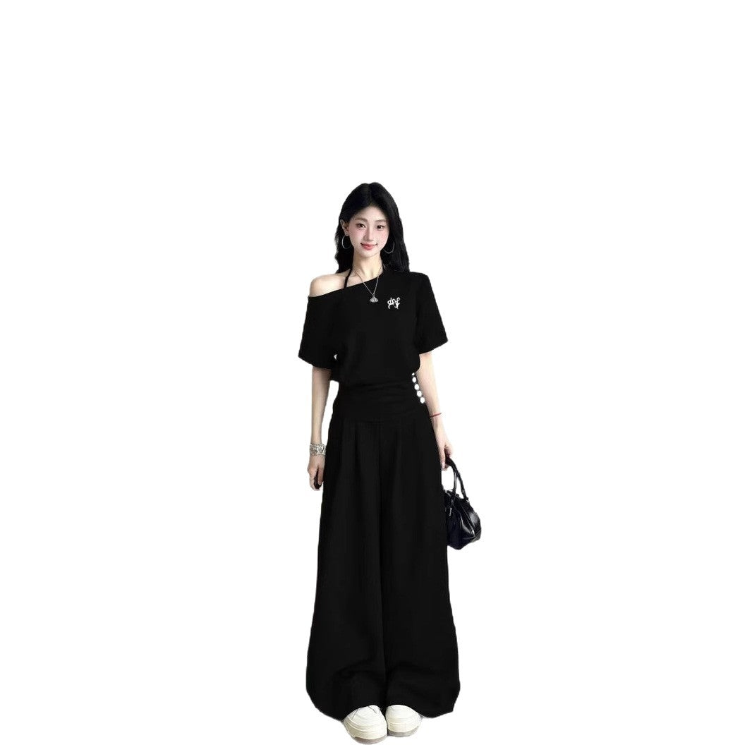 Korean-style College Summer Casual Sports Suit