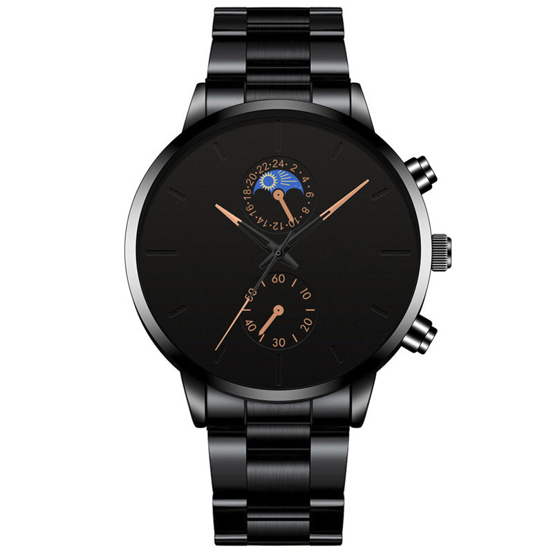Fashion stainless steel watch with quartz