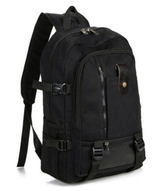 Korean men's Leisure Canvas Bag retro fashion school computer backpack