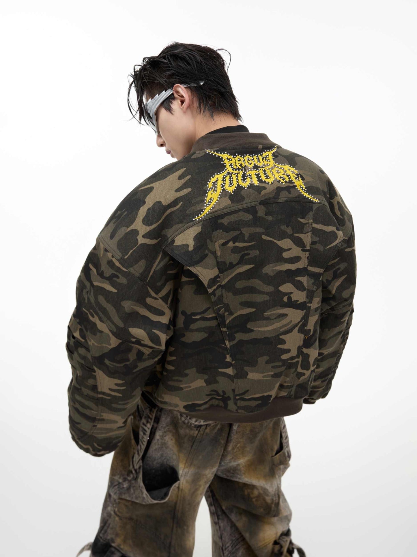 Niche Retro Street Camouflage Baseball Uniform