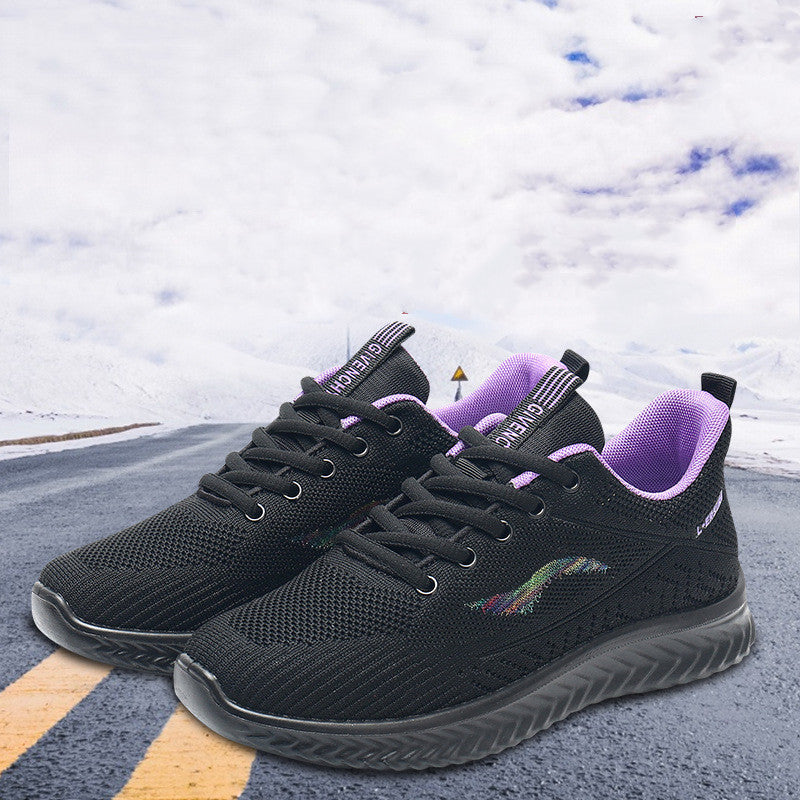 Running Flying Knit Soft Sole Women's Shoes