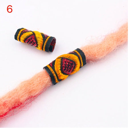 10 Pcs / Lot colorful mix fabric hair braid