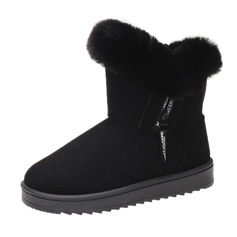 High-top Mid-tube Low-heel Round Toe Warm Snow Boots