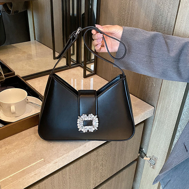 Women's Fashion Simple Diamond Large Capacity Shoulder Bag