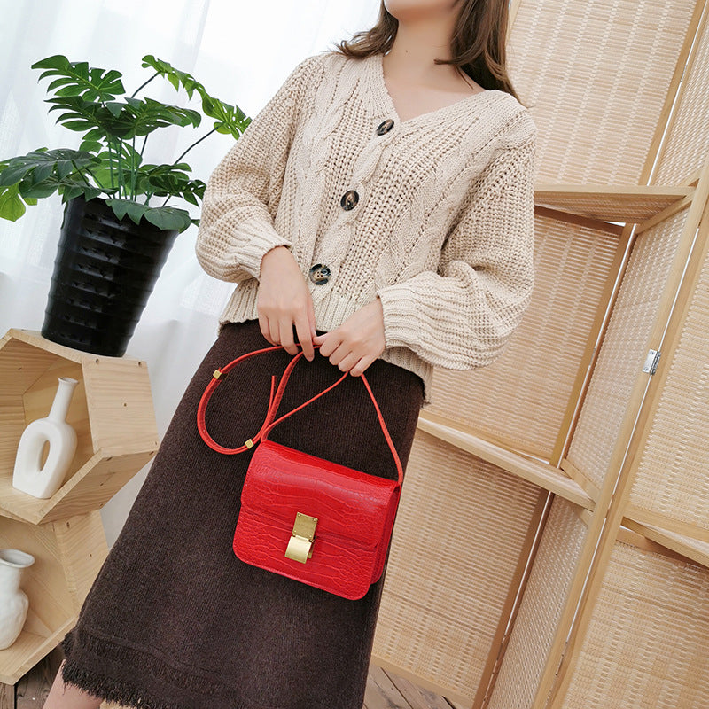 New women's bag retro fashion tofu bag