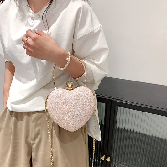 Cute Girl Versatile Hand Messenger Dinner Bag