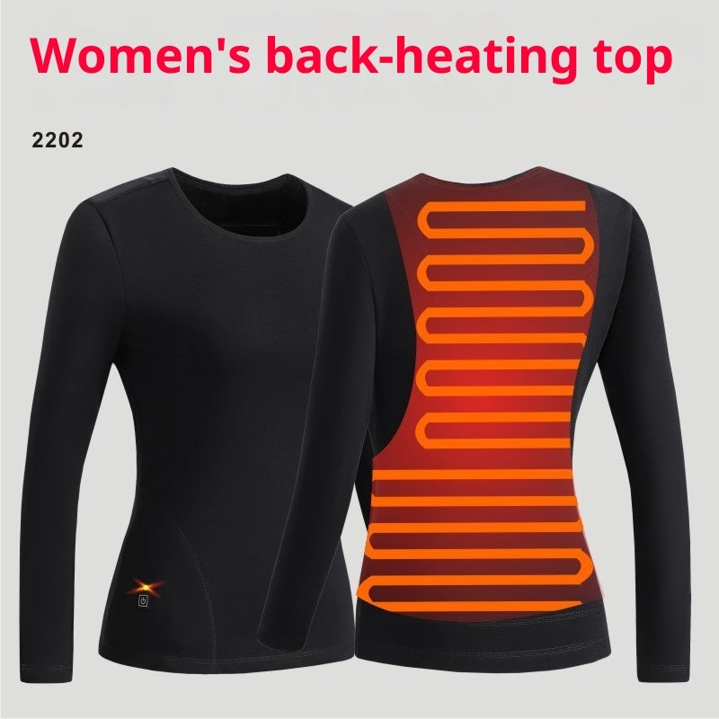 Smart Heating Constant Temperature Pure Color Warm Keeping Underwear